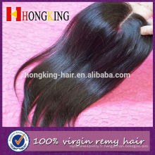 Vierge Mongolian Cheveux Frontale Top Lace Closure